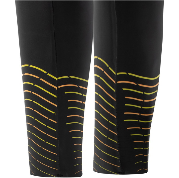 2022 Zone3 Heren Thermal Aspect Breaststroke Wetsuit WS21MTMA101 - Black / Orange / Yellow